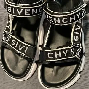Givenchy | Shoes | Givenchy Logo Tape Sandals Mens Size 9 
